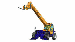 Telescopic forklift p 40 17 for hire